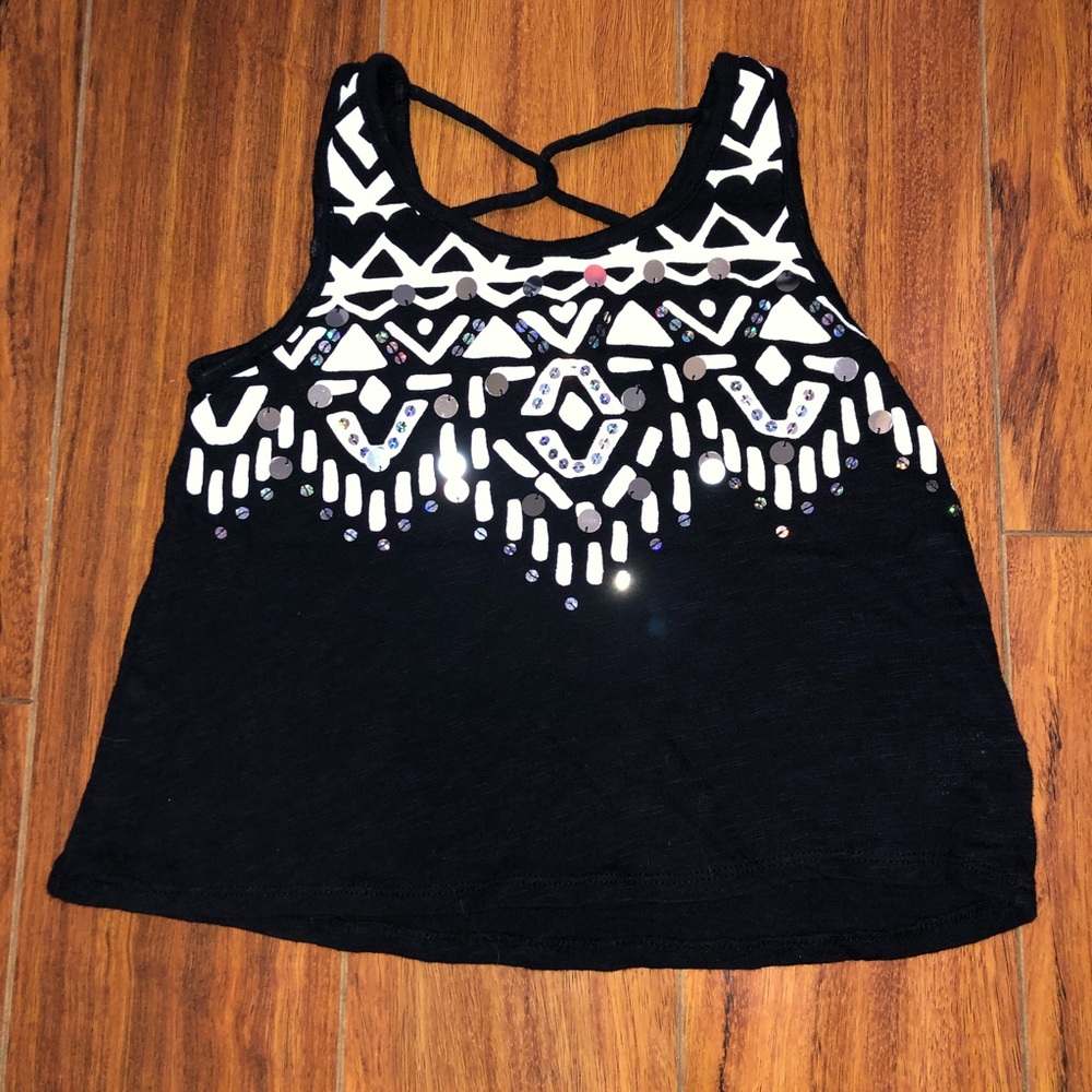 Dressy tank top for girls in size 7.